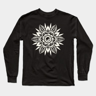 Traditional mandala flower Long Sleeve T-Shirt